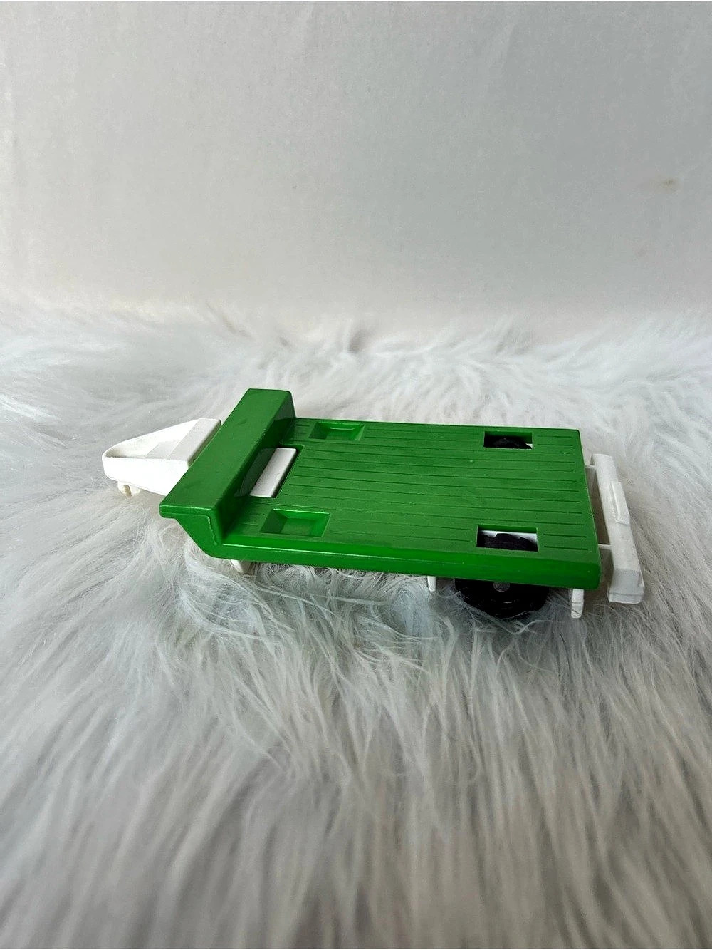 Fisher-Price Little People Flat-Bed Trailer Green & White